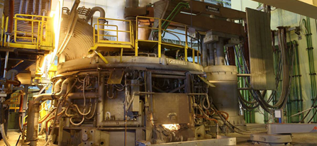 図. 双電極直流電気炉の製品画像