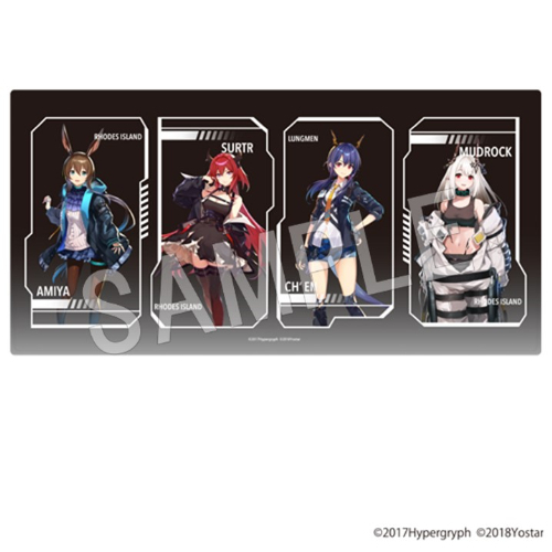 アークナイツ展「記憶回廊」デスクマット　（集合） 3,300&ensp;円&ensp;(税込）