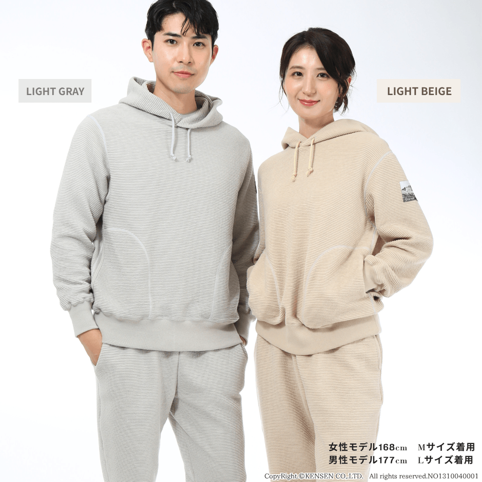 ＜ひだまりエベレスト綿パーカージョガー1＞
