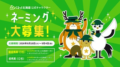 ぐるっと北海道公式キャラクター ネーミング大募集