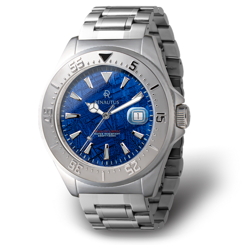 アクアオーシャン機械式45　メテオライト・リミテッド　ブルー