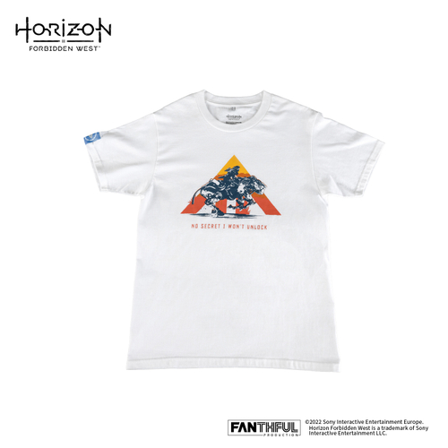 Horizon Forbidden West アーロイ ライドTシャツ(白)