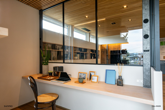 カウンタースペースへの設置例