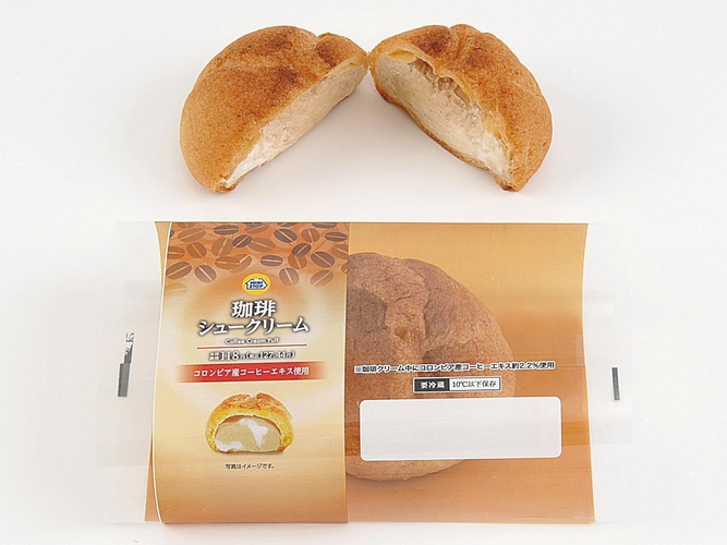 珈琲シュークリーム　パッケージ　イメージ画像