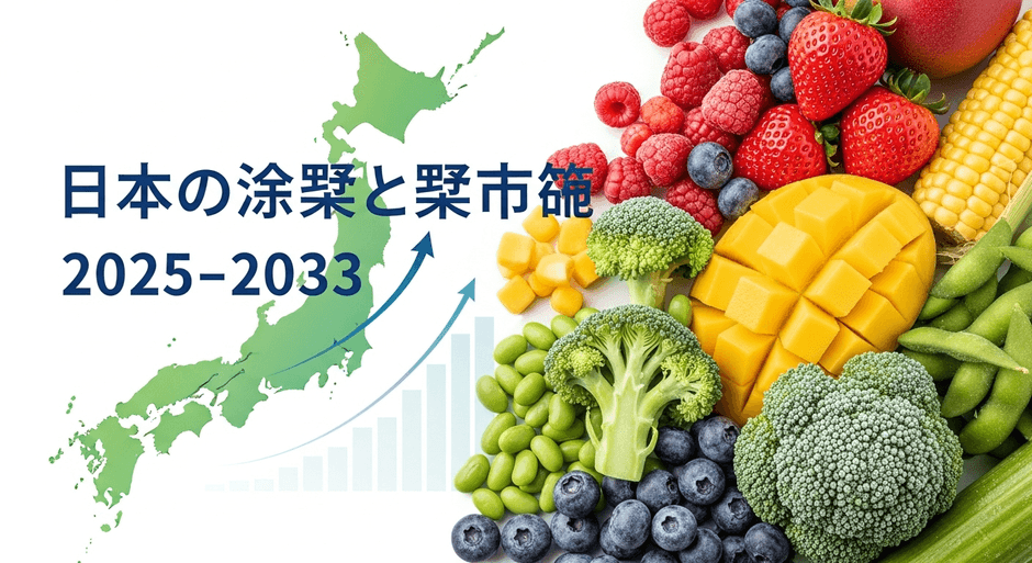 日本の冷凍果物・野菜市場