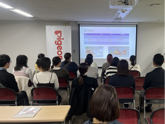 講演の様子　当事者ご家族