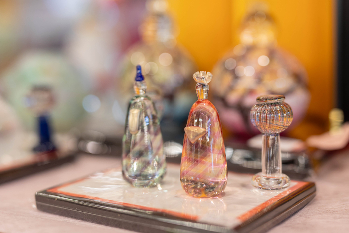 ガラスならではの透明感と繊細さが魅力の作品