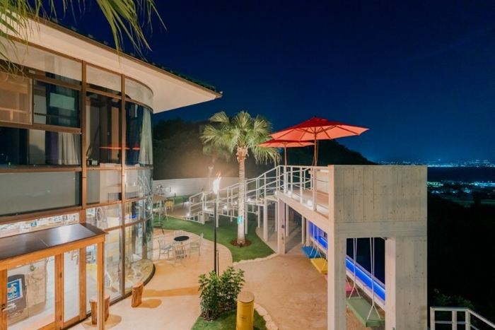 夜のオーシャンビュー