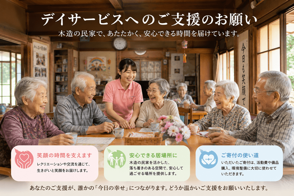 デイサービスへのご支援のお願い