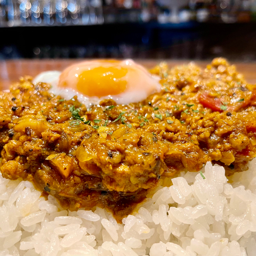 具沢山のドライカレー