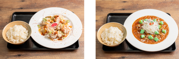▲まる蒸 中華プレート/▲科学部特製 麻婆豆腐(?)定食