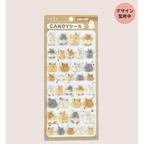 りぶはあとのポップなぷっくりシール