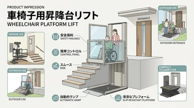 【最新予測】車椅子用昇降台リフト市場規模、2026年に1259百万米ドルへ｜年平均成長率4.3%で推移予測