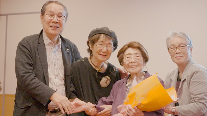 101歳を迎えた被爆者のお祝い