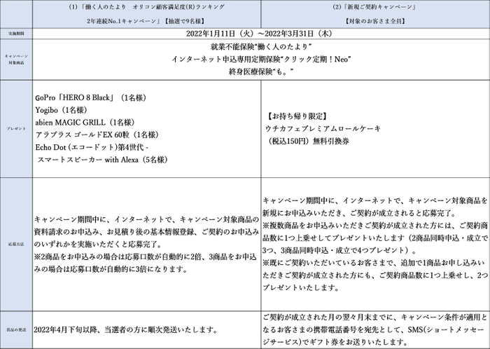 キャンペーン概要