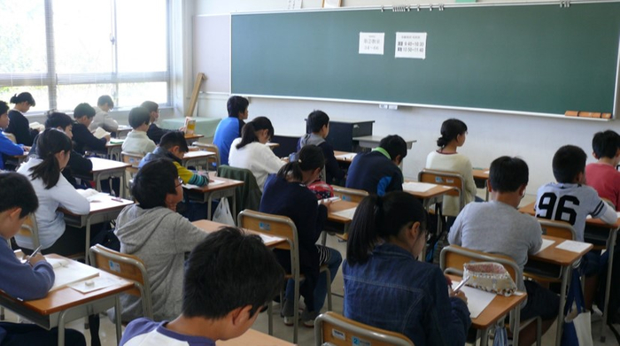 令和4年度(2022年度)の体験模試の様子