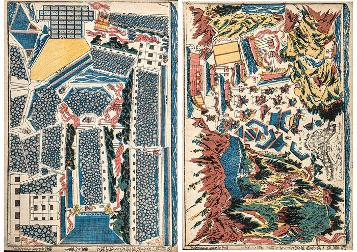 Photo.16 新板一ノ谷合戦坂落之とうろふ組上　歌川豊久画　アン・ヘリングコレクション