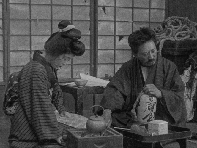 「酒中日記」&copy;1921松竹株式会社