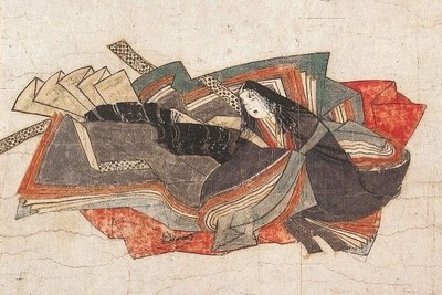 重要文化財 佐竹本三十六歌仙絵断簡小大君像 鎌倉時代