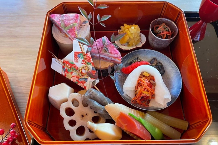 ▲元旦限定 朝食&ldquo;祝い禅坊おせち料理&rdquo;