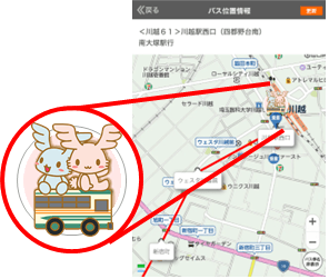 走行位置確認