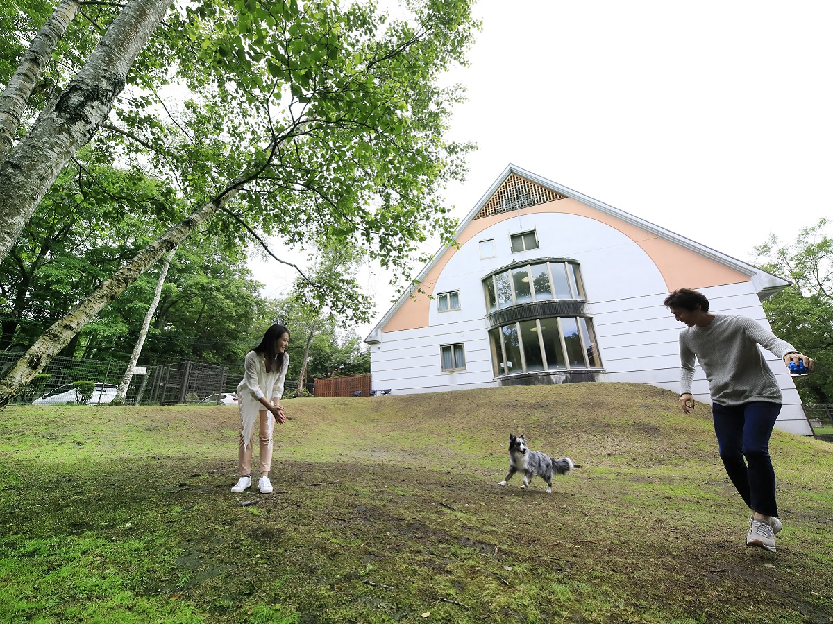 屋外ドッグラン