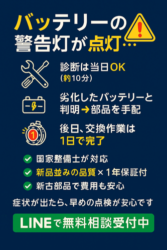 ご入庫の流れ