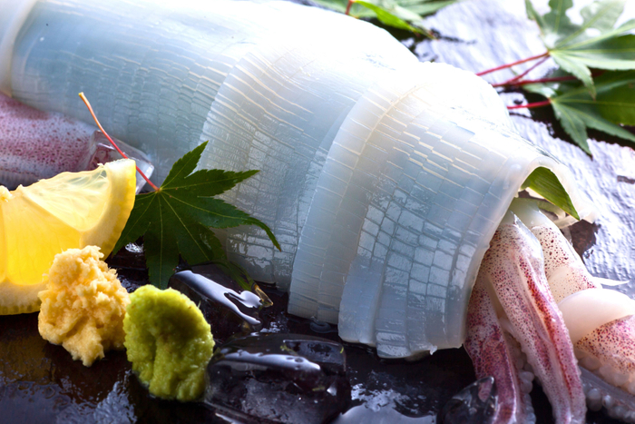 甘さと食感がクセになる新鮮な京丹後イカ　※一例