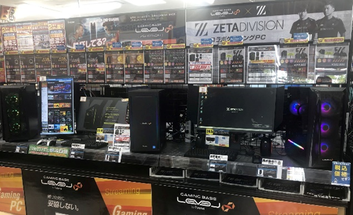 コラボゲーミングPC体験ブースを設置