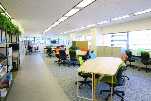 ABWを導入した新しい本社オフィス