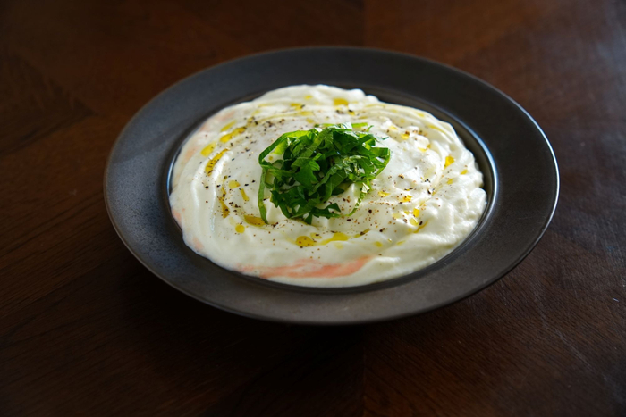 ふわふわクリームパスタ 大葉と明太子