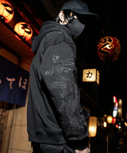 Just Ink&rsquo;ｄ Hoodie(ブラック/ブラック)