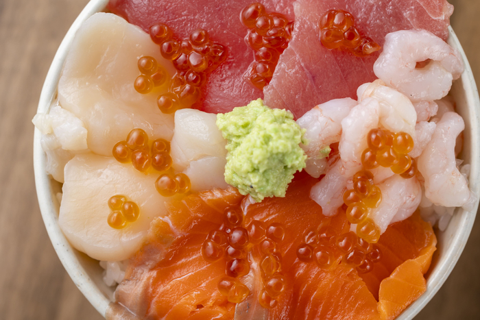 とと丸5色丼(テイクアウト)