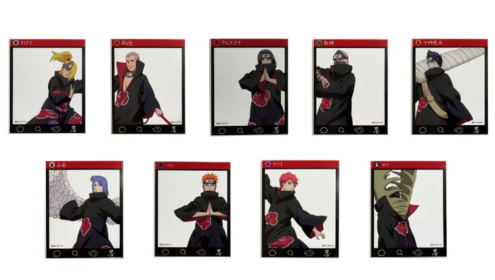 ▲アクリルカード　&ldquo;暁&rdquo;　各770円(税込)