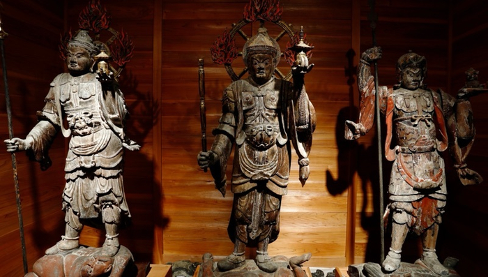 三日月ノ城(人吉城・国指定)の玄武・北の結界を護る、人吉球磨最古の寺院・高寺院(山江村)。安置される毘沙門天像は国指定重要文化財。