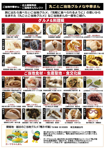 ご当地中華まん(食材)