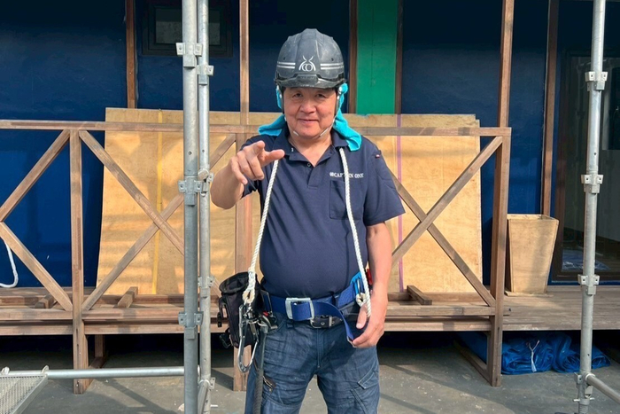 日本の職人として指導を行う浦川氏