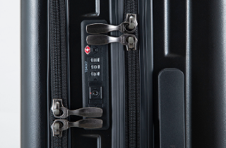 ▲ダイヤル式TSAロック ※鍵は予め付属しておりません