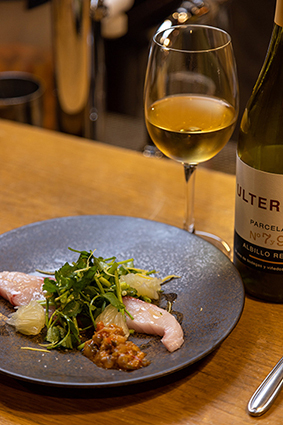 ULTERIORと鰆の温菜