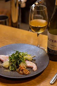 ULTERIORと鰆の温菜