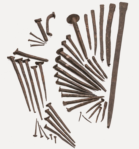 法隆寺五重塔に使用された鉄釘