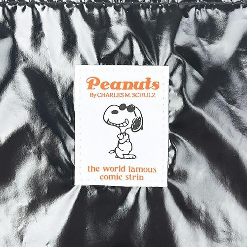 スヌーピーのメタリックバッグ