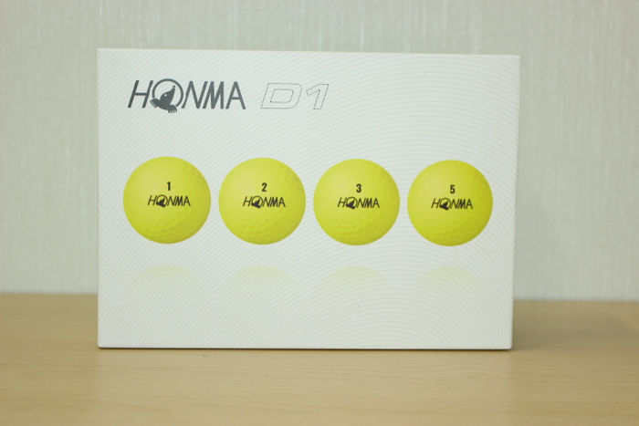 本間ゴルフ「NEW　D１　ゴルフボール（1ダース）」