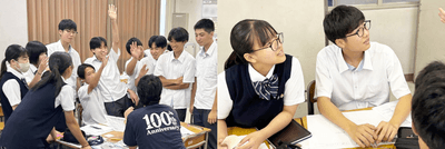生徒と企業が対話している様子(シヅクリプロジェクト)