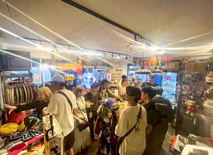 2025年8月に行われた「カスタム・ラグ」のイベントにて（今井氏提供）