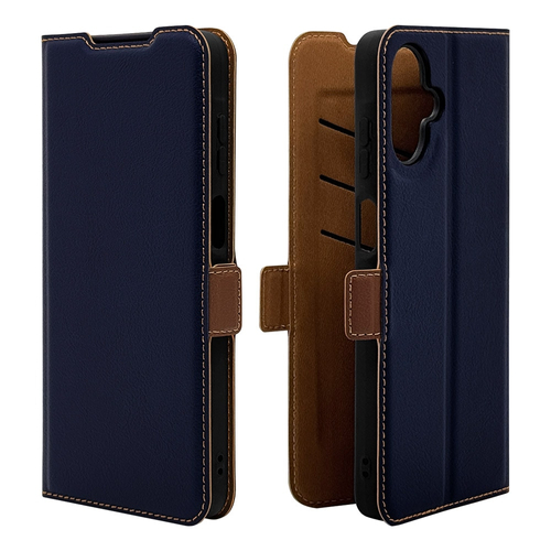 ネイビー&times;ブラウン