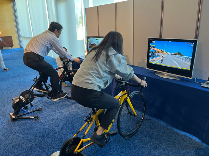 ▲バーチャルeサイクル