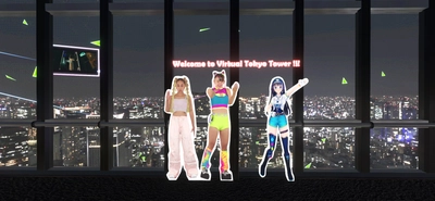 東京タワー公認「バーチャル東京タワー」 フワちゃん、青山テルマ、富士葵のフォトパネルが登場!!