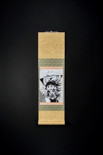 ミニ掛軸【楳図かずお_洗礼B】