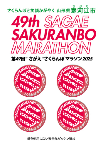 公式ゼッケン留めイメージ